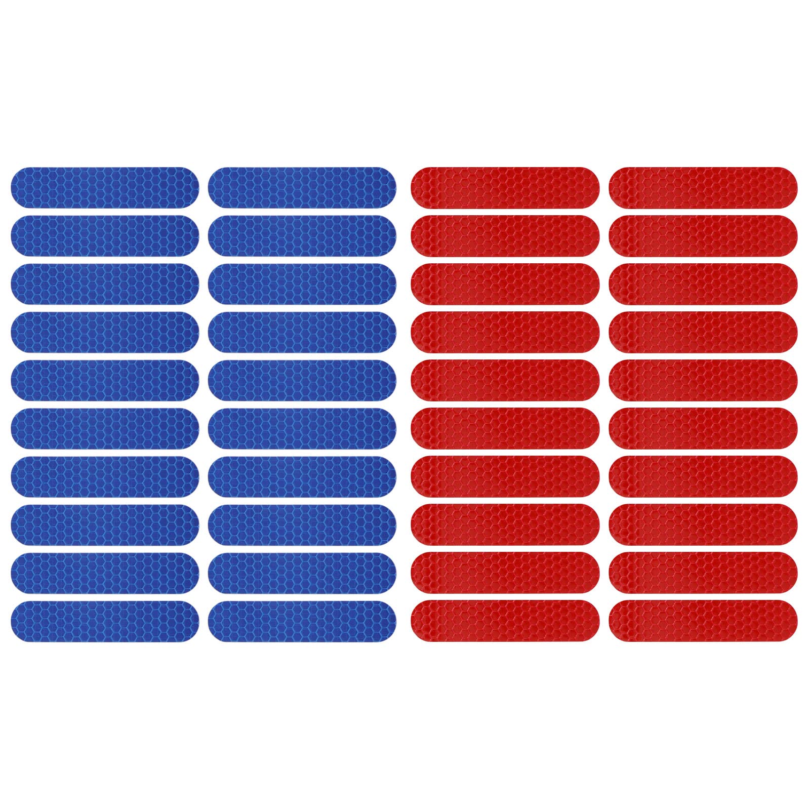OTOTEC 40PCS Electric Scooter Reflective Film Stickers Compatible with Xiaomi M365/M365 Pro/1S/Ninebot Max G30/E22/ES2/ES1 Waterproof Safety Warning Reflective Strips Red Blue