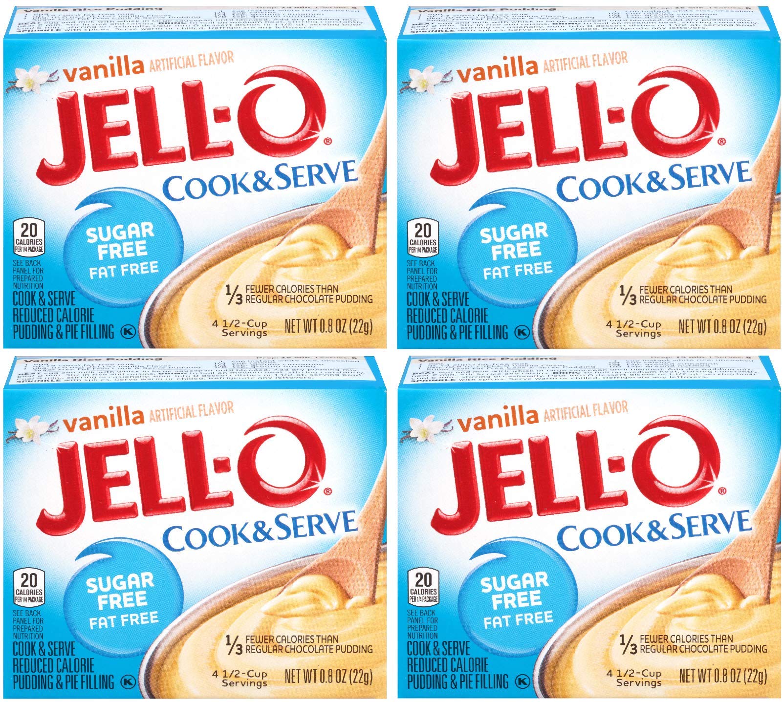 JellO Chocolate Pudding, Cook & Serve, Sugar Free, 1.3 oz
