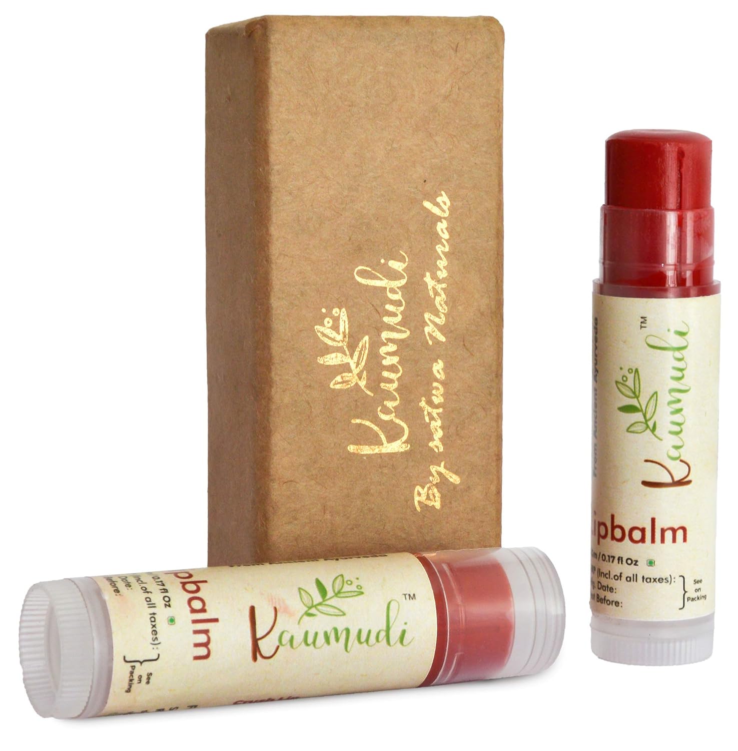 Buy Kaumudi Handmade & Natural Lip Balm For Women & Men With Rose