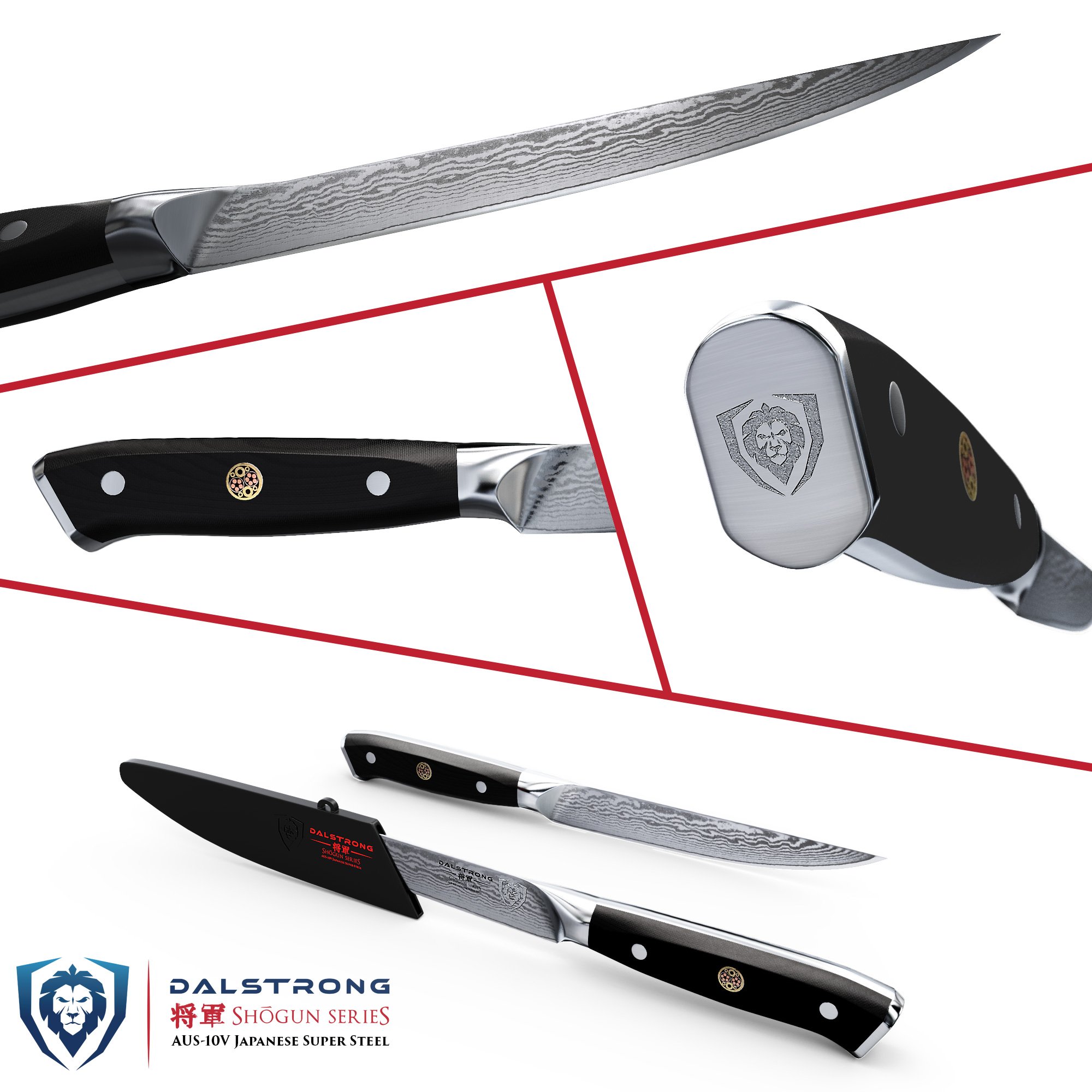 Dalstrong Steak Knives Set Shogun Series Japanese VG10 Boxed