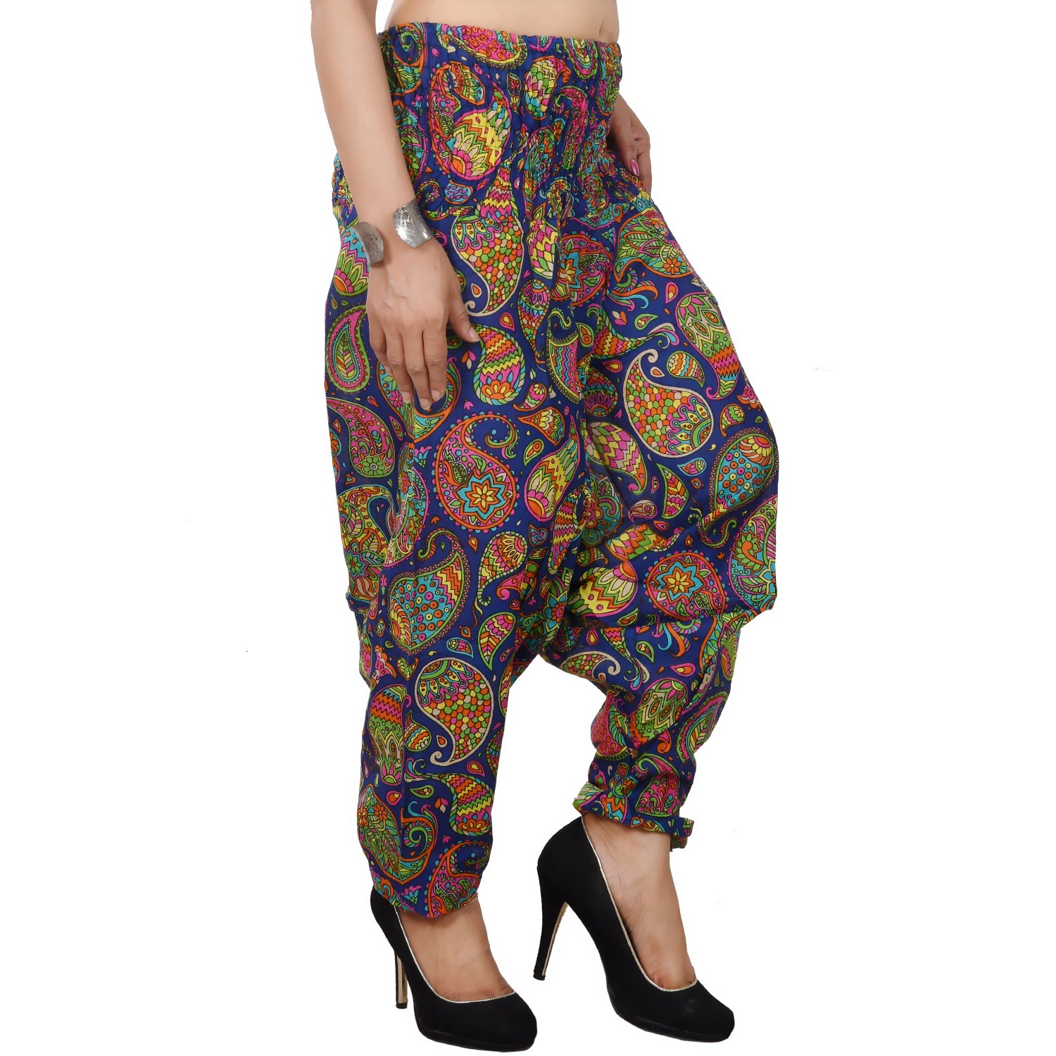 fusfus women's printed harem pant/afghani pant/palazzo/pyjama (fs01)
