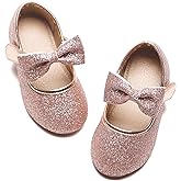 Felix & Flora Toddler Little Girls Dress Shoes - Flower Girls Mary Jane Flats Ballet Shoes Party Wedding