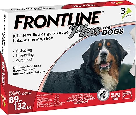 frontline spot on large dog