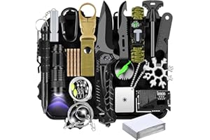 NEWFATION Gifts for Men Him Dad Husband, 28-In-1-Survival Kits, Men's Gifts Survival Gear, Stocking Stuffers for Men Christmas Birthday Gifts, Unique Cool Gadgets Gifts for Camping, Hiking, Hunting