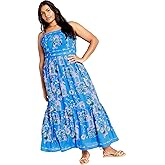 City Chic Women's Plus Size Maxi Dress - Molly Print