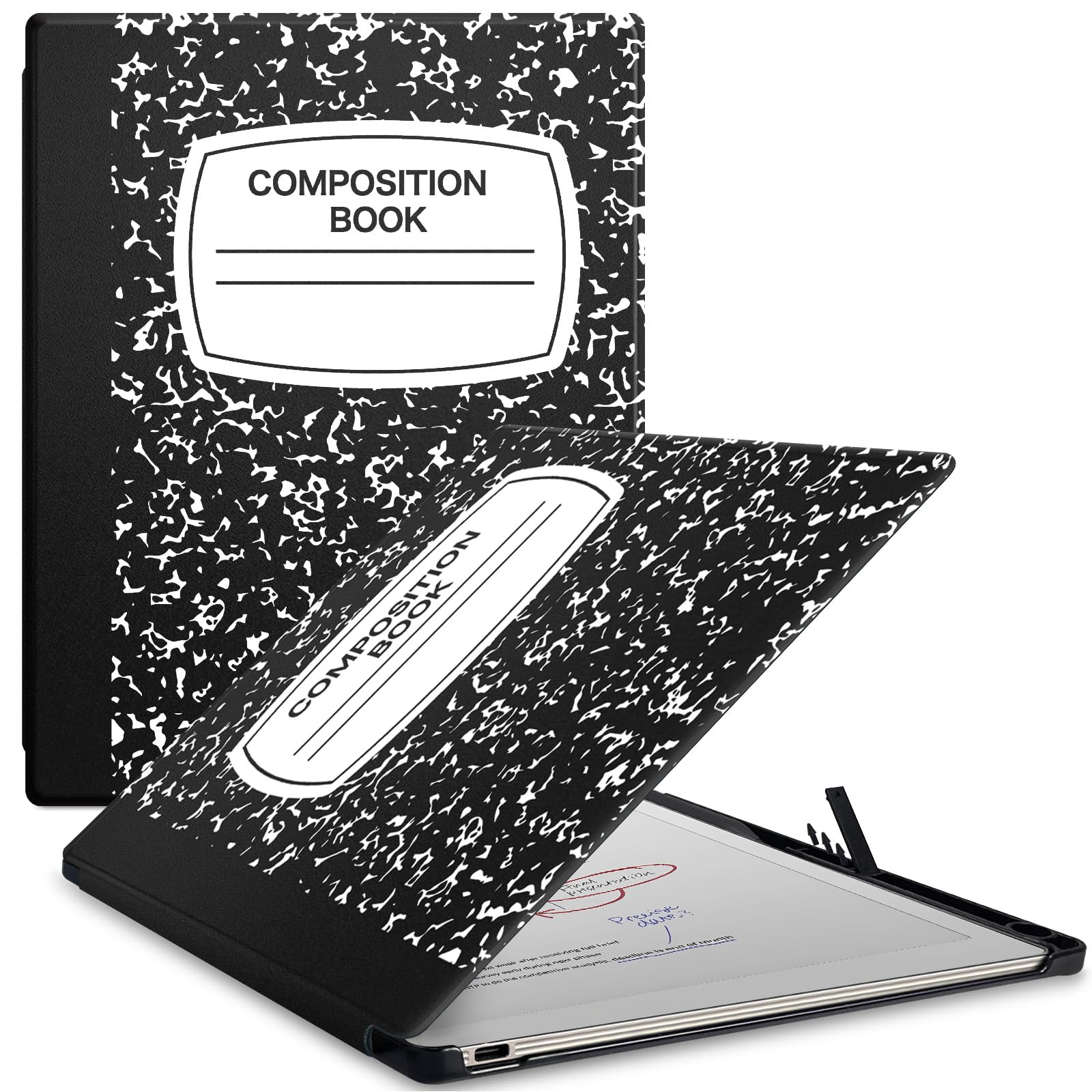 Photo 1 of Aippdo Case for Remarkable Paper Pro Tablet 11.8" (Released in 2024), Hard Back Shell Protective Book Folio Cover with Built-in Pen Holder, with Auto Sleep/Wake Function.