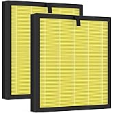 XBWW 2 Packs G3 Pet Care Replacement Filter Compatible with Ameifu G3, Vewior A3, Tailulu HQZZ-260 Air Cleaner Purifier, 3-in-1 Filter of Premium Filter and Activated Carbon
