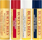 Burt's Bees Lip Balm Multipack 4x4.25g Beeswax Vanilla Strawberry Coconut & Pear view 2
