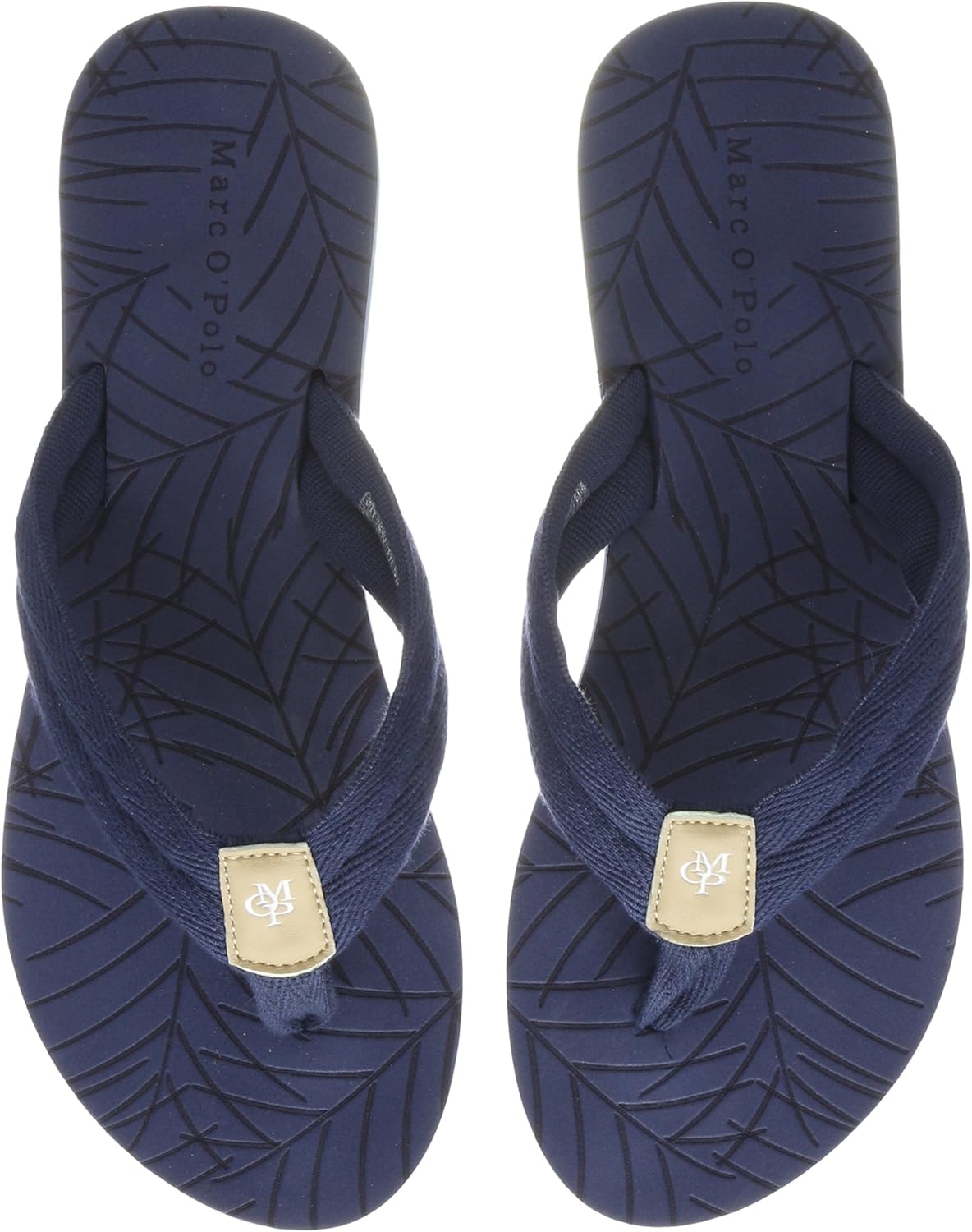 Marc O'Polo Women's Beach Sandal 80314491001604 Flip Flops, Blue