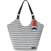 Sakroots The Sak Roma Shopper Shoulder Bag Large Purse &amp; Tote Bag with Double Straps &amp; Zipper Pockets for Everyday &amp; Travel