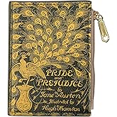 Pride and Prejudice Card Holder Mini Book Wallet Coin Purse Book Card Purse Book Cardholder Jane Austen Book Lover Gift by ASVP Shop
