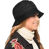 Adjustable Waterproof Bucket Rain Hat in Nylon, Easy to fold CL3056