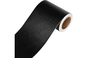 YENHOME Mirror Frame Border Peel and Stick 3"X590" Black Mirror Border Peel and Stick Wallpaper Border Self Adhesive Black Bulletin Board Border Black Contact Paper Black Wall Mirrors Decorative