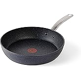 T-FAL StoneShield 10"/ 26cm Frypan, Non-Stick, Anti-Warp, Rock Texture, Dishwasher & Oven Safe, Easy to Clean