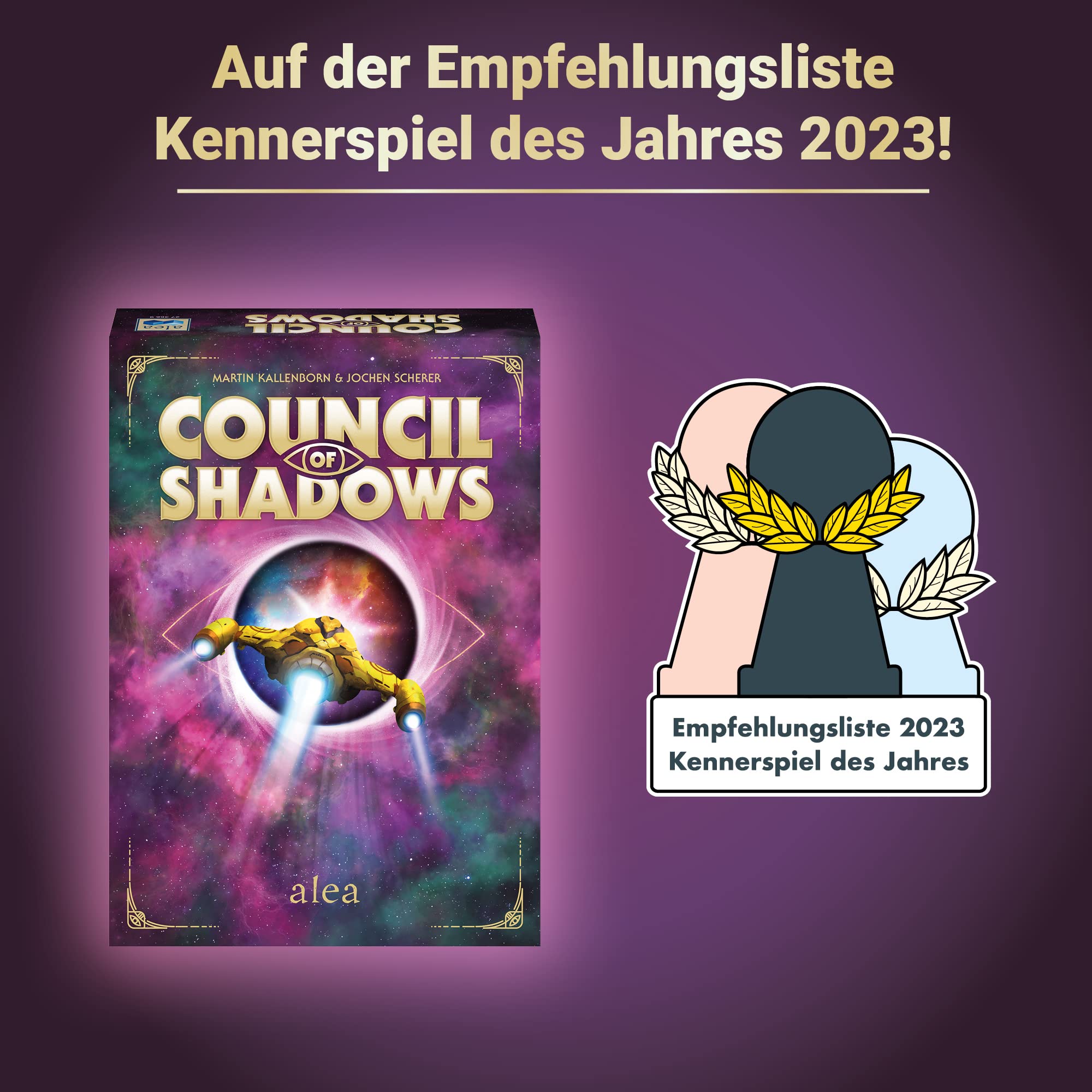 Ravensburger 27366 - Council of Shadows, Strategiespiel für 1-4 Spieler ab 14 Jahren, Alea Spiele 7