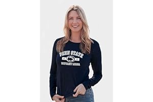 Blue 84 Women's NCAA Officially Licensed Long Sleeve T-Shirt Athletic Team Color