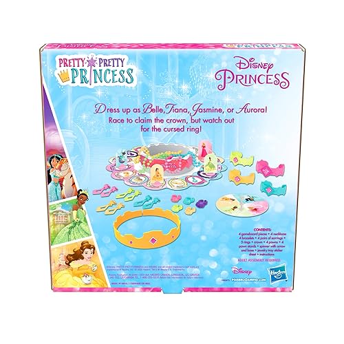 Hasbro Gaming Pretty Pretty Princess: Edition Board Game Featuring Disney  Princesses, Jewelry Dress-Up Game for Kids Ages 5 and Up, for 2-4 Players  (Amazon Exclusive) in Saudi Arabia | Whizz Board Games