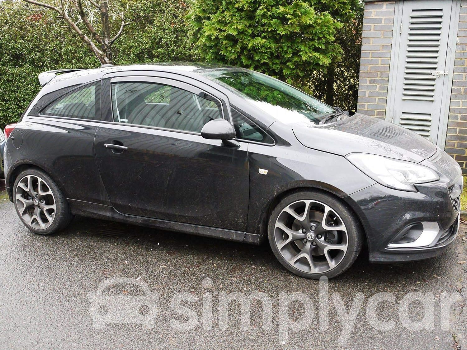 Heko Wind Deflectors Tinted Front Window Rain Guards 2pc Set for