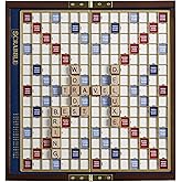 WS Game Company Scrabble Deluxe Travel Edition Portable Wood Board Game Set | Classic Word Game, Compact Wood Travel Case, Raised Letter Tile Grid, Magnetic Closure, 2-4 Players, Adults and Kids 8 and Up
