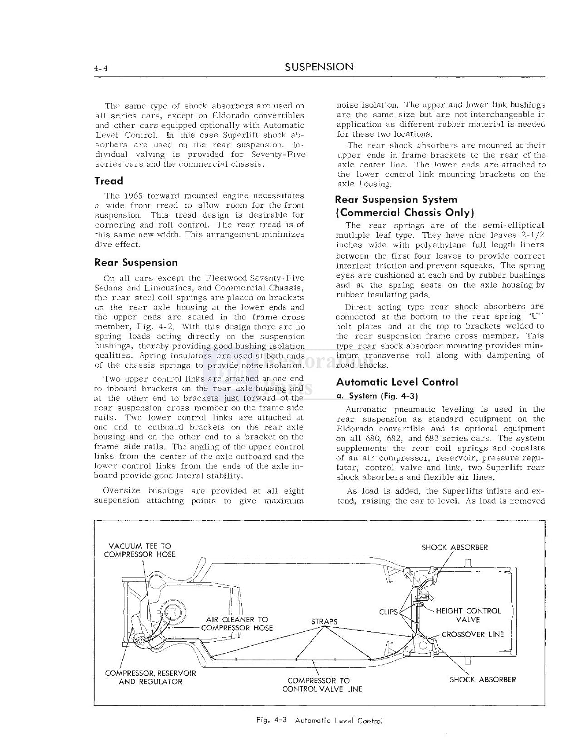 Amazon.com: 1965 Cadillac Deville Eldorado Fleetwood Service Manual:  Automotive