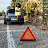 Simply SWT1 Foldable Warning Triangle ECE R27 Reflective Red Triangle with view 4