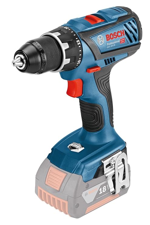 Bosch Professional Akku Bohrschrauber GSR 18V-28 (ohne Akku, 18 Volt, max. Drehmoment: 63 Nm, im Karton)