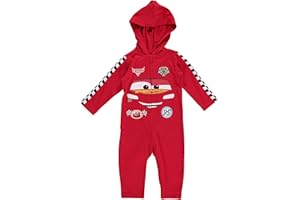 Disney Pixar Cars Tow Mater Lightning McQueen Zip Up Cosplay Coverall Newborn to Little Kid