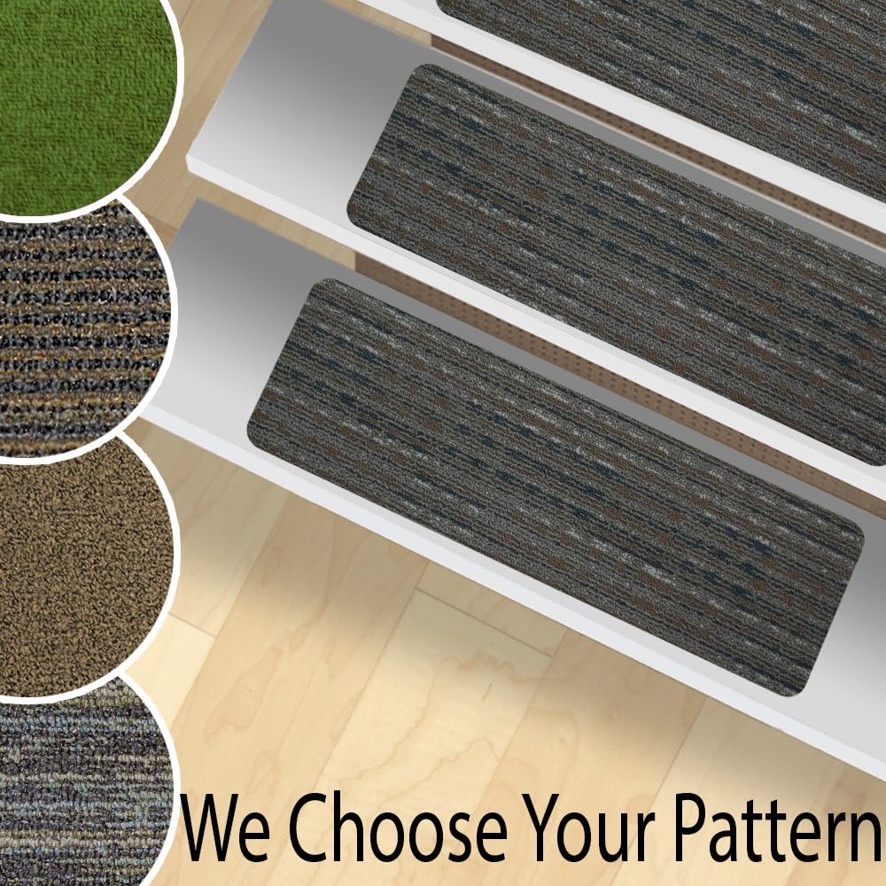 Stair Treads 13 Indoor and Outdoor Use - Peel and Stick