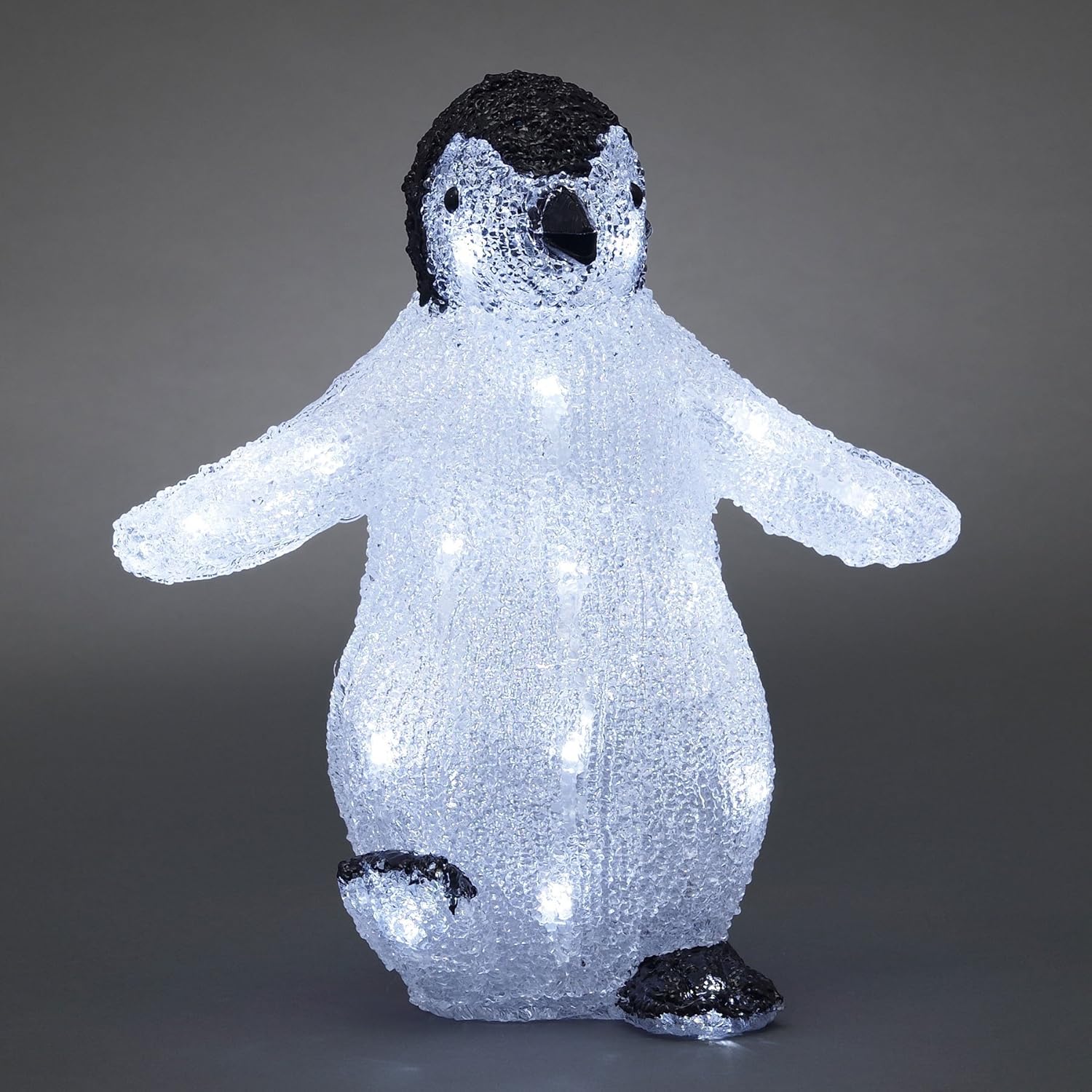 Konstsmide 4249-000 Acryl figuur Sneeuwpop Warmwit LED Wit