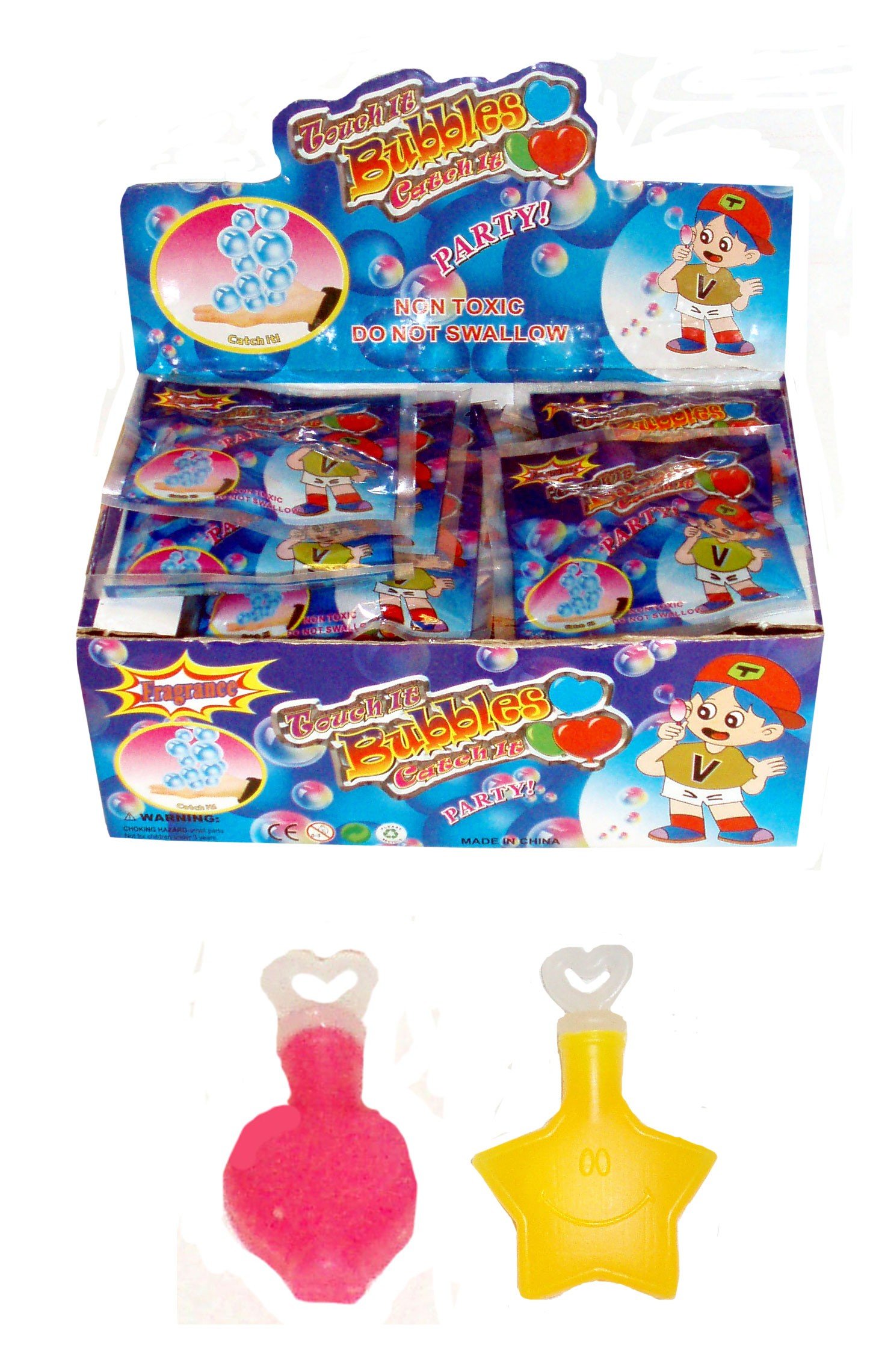 Henbrandt 10 x Touchable Mini Bubbles - Party Bag Fillers