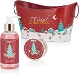 BRUBAKER Winter Berry Bath Shower Gift Set for Women Men 6 Pc Lotion Gel Peeling view 3