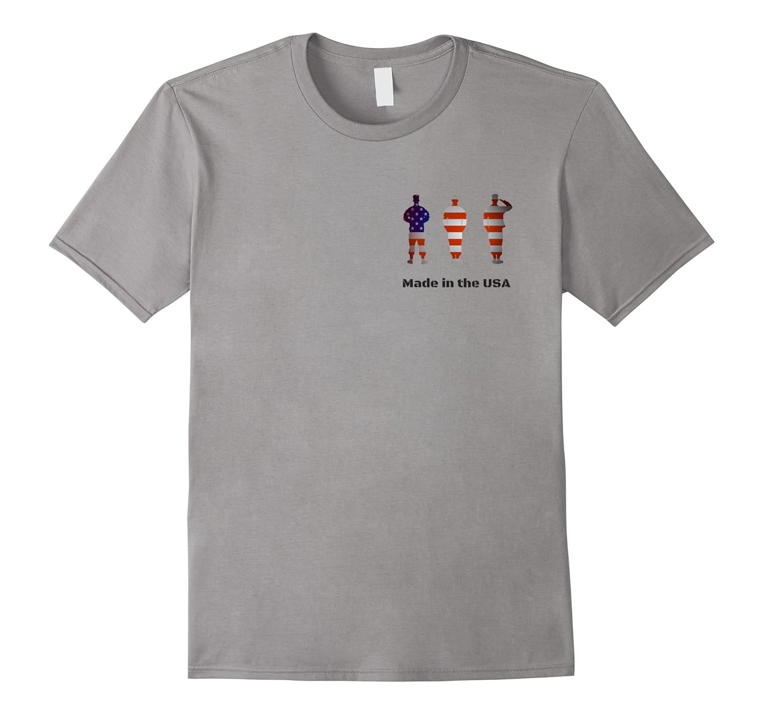 Things By Sally: Made in the USA Patriotic Military T-Shirt-ANZ