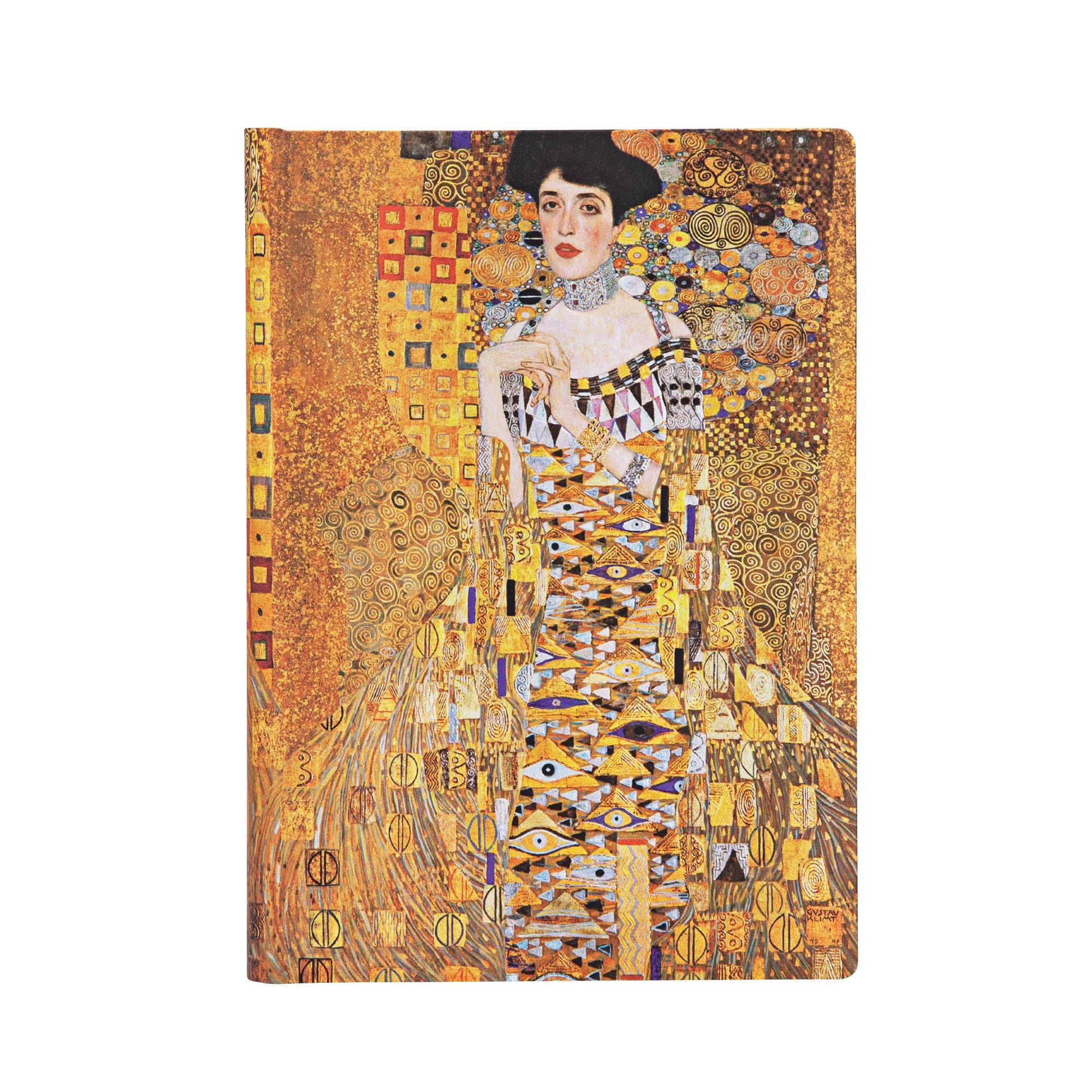 Paperblanks | Hardcover Journal | Klimt’s 100th Anniversary – Portrait of Adele | Lined | Midi (130 × 180 mm), PB5290-6