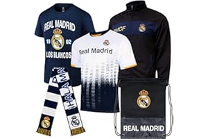 Icon Sports Pro League Ultimate Fan Pack – Officially Licensed 5-Piece Soccer Merch - Shirt, Jersey, Jacket, Scarf, Bag