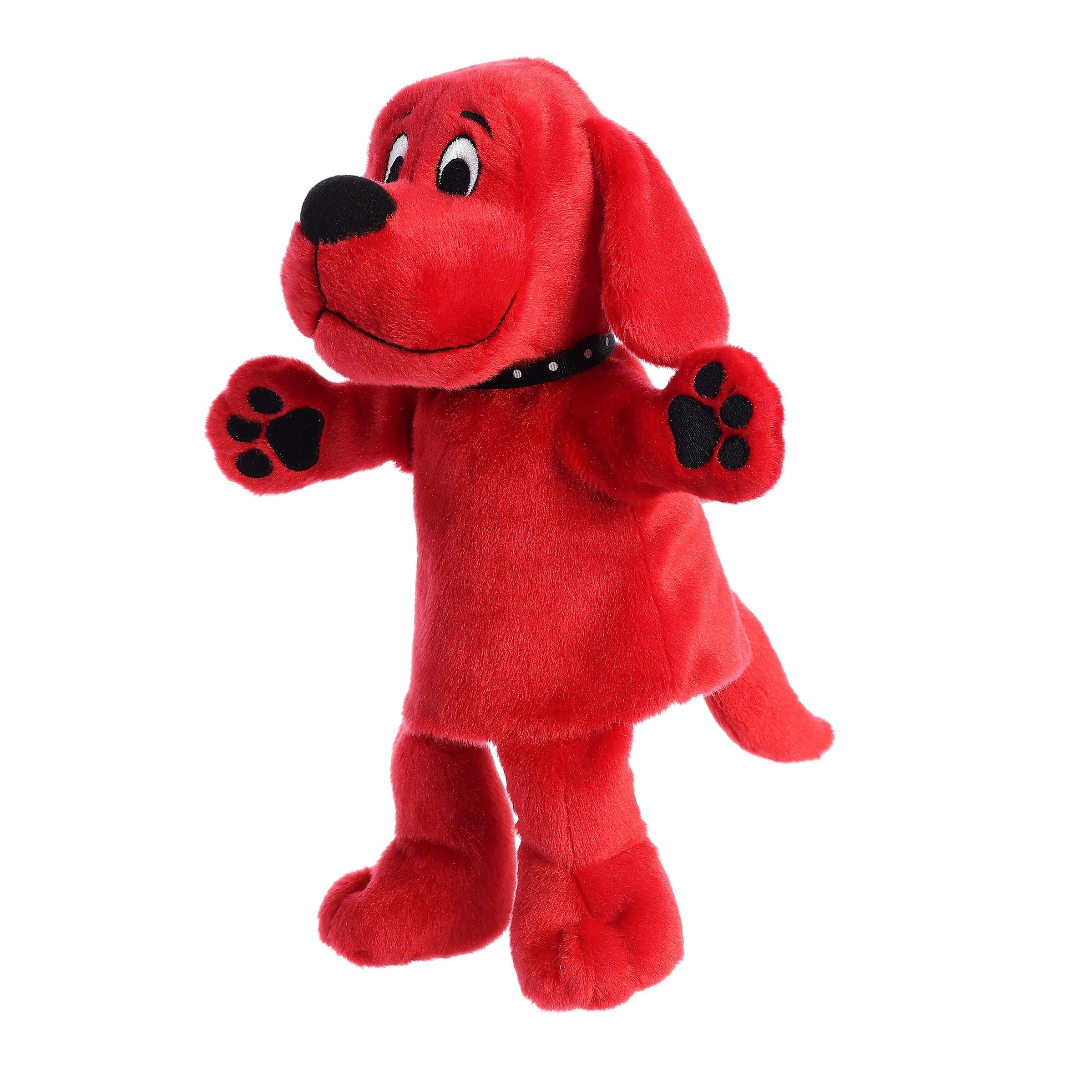 Photo 1 of Aurora® Playful Clifford® Clifford Hand Puppet Stuffed Animal - Childhood Nostalgia - Lasting Companionship - Red 12 Inches