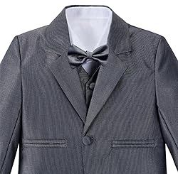 Dressy Daisy Baby Boy' 5 Pcs Set Formal Tuxedo