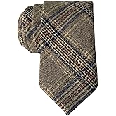 Otis & Oliver Skinny Tie Cotton Plaid Modern Necktie Great for Weddings, Dances, Missionaries, Dads, Grooms and Groomsmen
