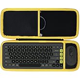Lebakort Storage Case Compatible with Logitech POP ICON Combo Keyboard and Mouse Combo (Graphite Case)
