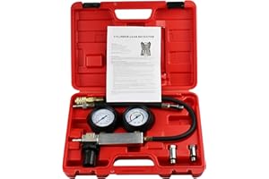 HFS(R) Cylinder Leak Detector, Engine Compression Diagnosis Test Kit, Cylinder Leakage Leakdown Leak Detector Engine Compress