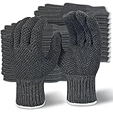 Evridwear Cotton Work Gloves Heavyweight with Anti-Slip Grip Dots,String Knitted Glove for Warehouse Gardening