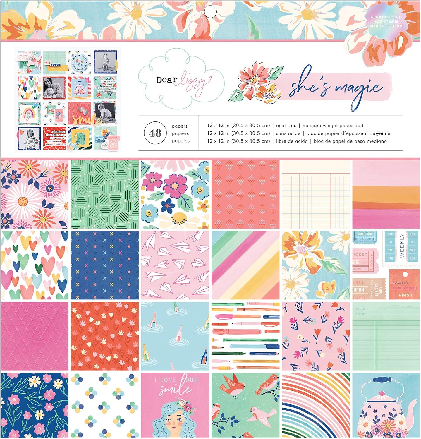 AMERICAN CRAFTS CARDSTOCK Pack 12X12, Black/Textured, One Size Amazon.ae