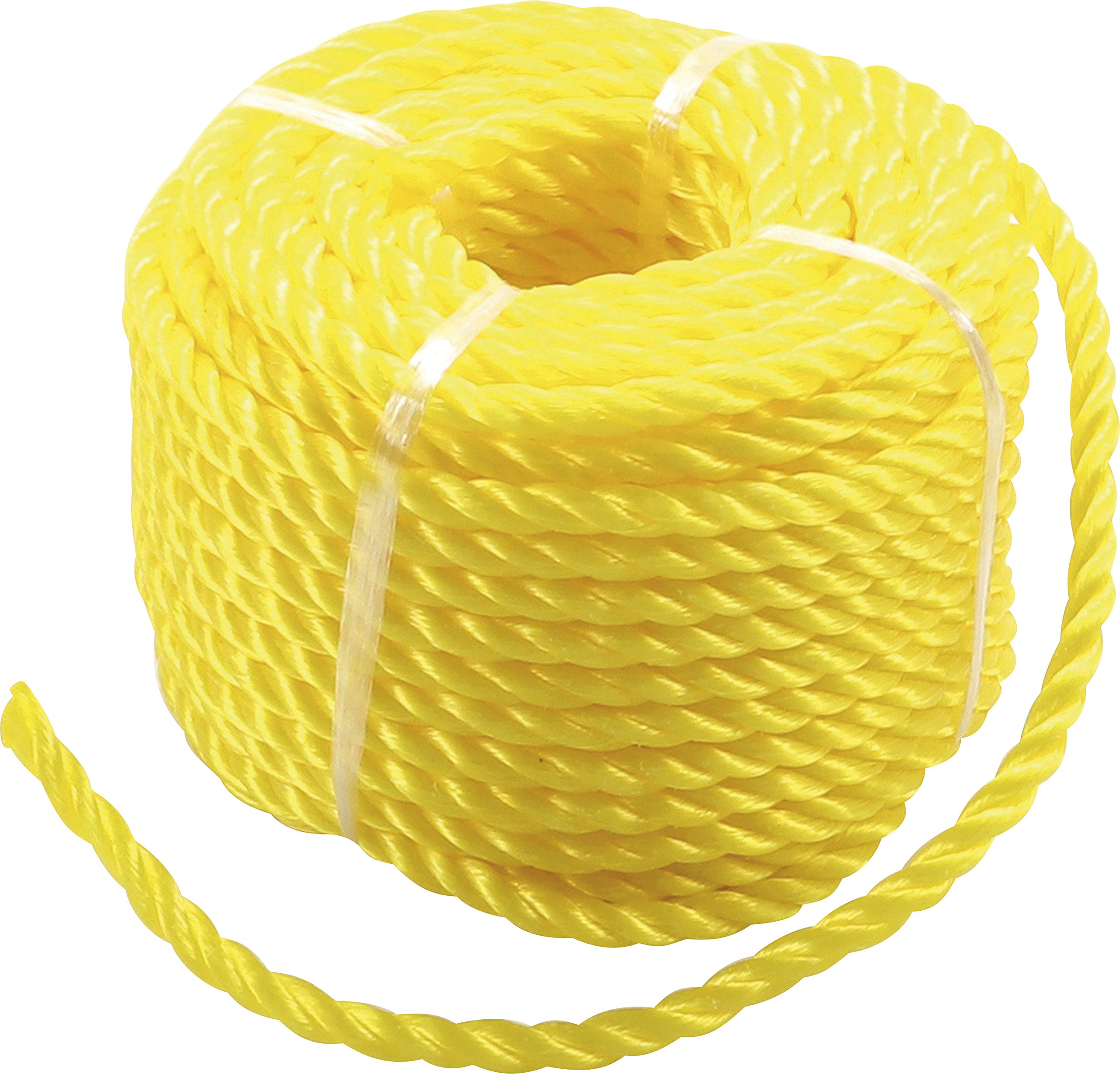 BGS Diy 80805 | Plastic Rope / All-Purpose Rope | 6 mm x 20 m | yellow