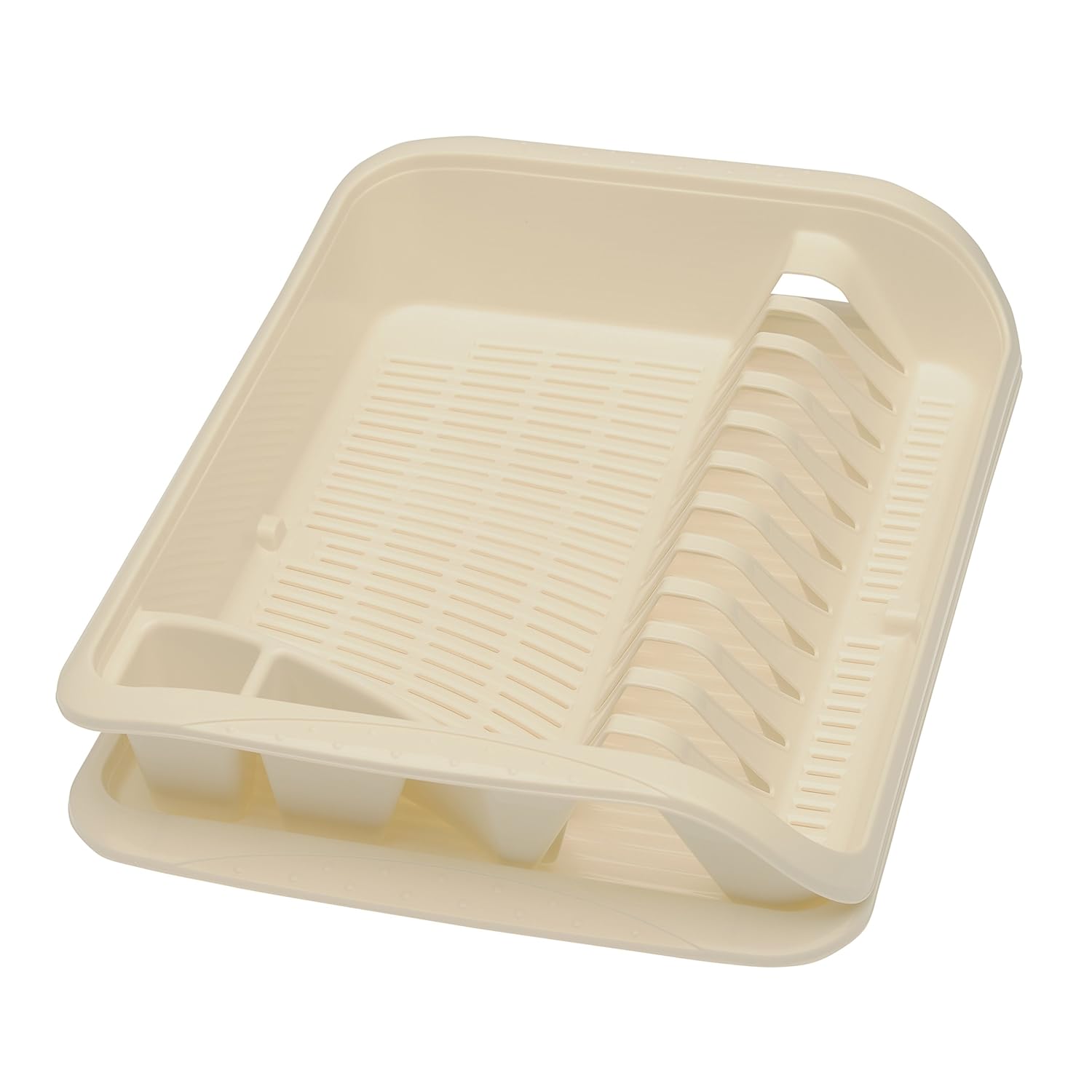keeeper Dish Drainer with Tray Small Cream, 39.5 x 29.5 x 8 cm Amazon