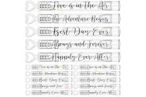 Hollowfly 120 Count Wedding Mini Bubble for a Wedding Wands Bulk Heart Bubble Wand for Guests Send Off Party Supplies Valentine Anniversaries Celebration (Love Always)
