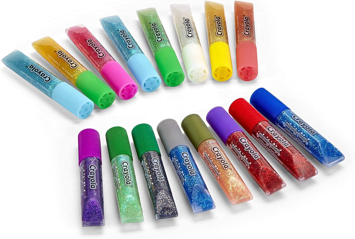 Crayola Washable Glitter Glue, Arts and Crafts Supplies, 16 Glitter Colors: Toys & Games