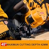 Ingco 20V Cordless Circular Saw 165mm Brushless 5200RPM 55mm Depth CSLI16521 view 8