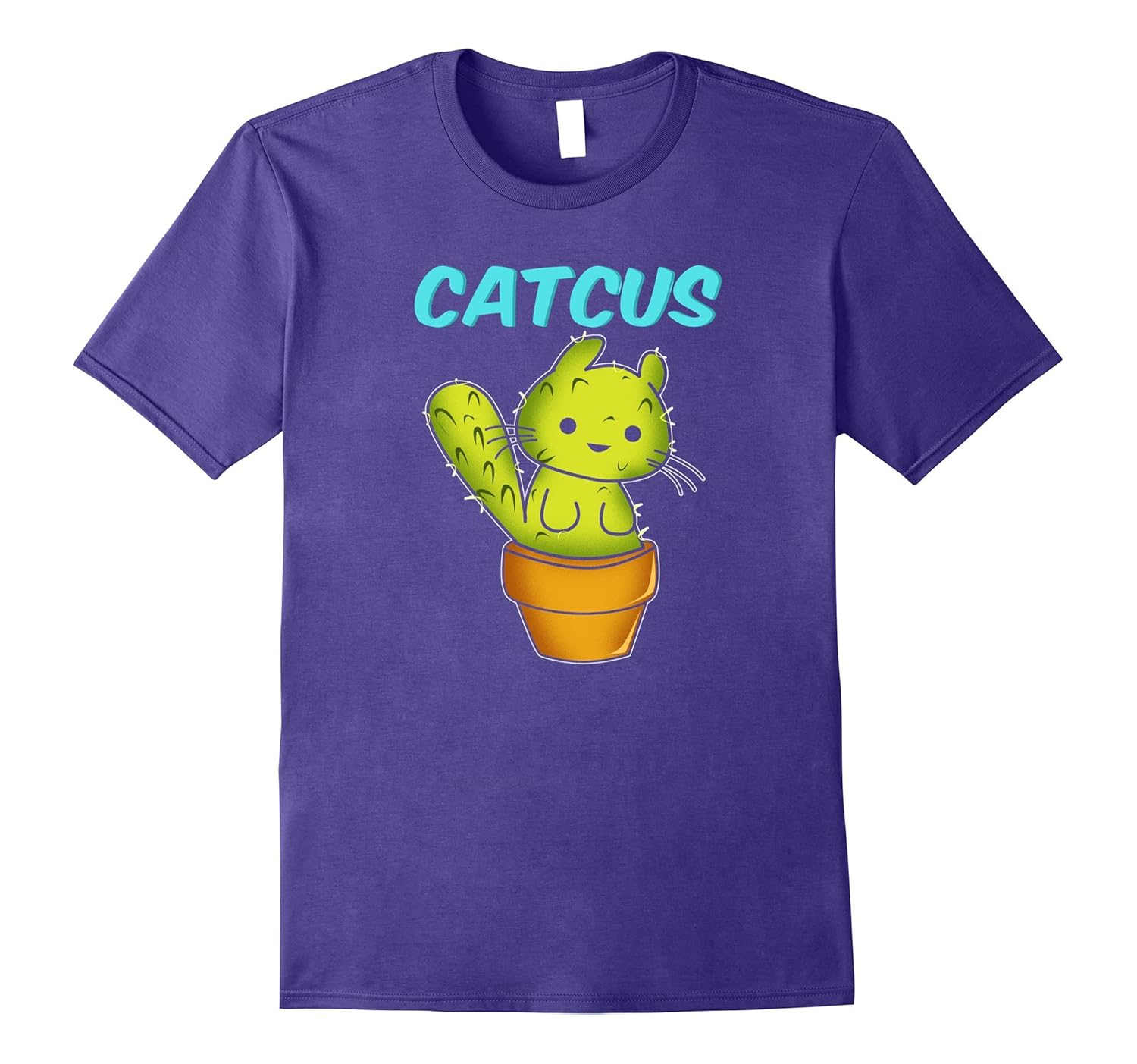 Catcus Funny Cat Cactus Pun- Funny Cat Lover Gift T-Shirt-ANZ