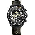 HaiQin Pagani Design 1779 Luxury Men's Quartz Chronograph Moon Skeleton Watches Japan Movement AR Sapphire Glass Stainless Steel Case Waterproof Analog Watch