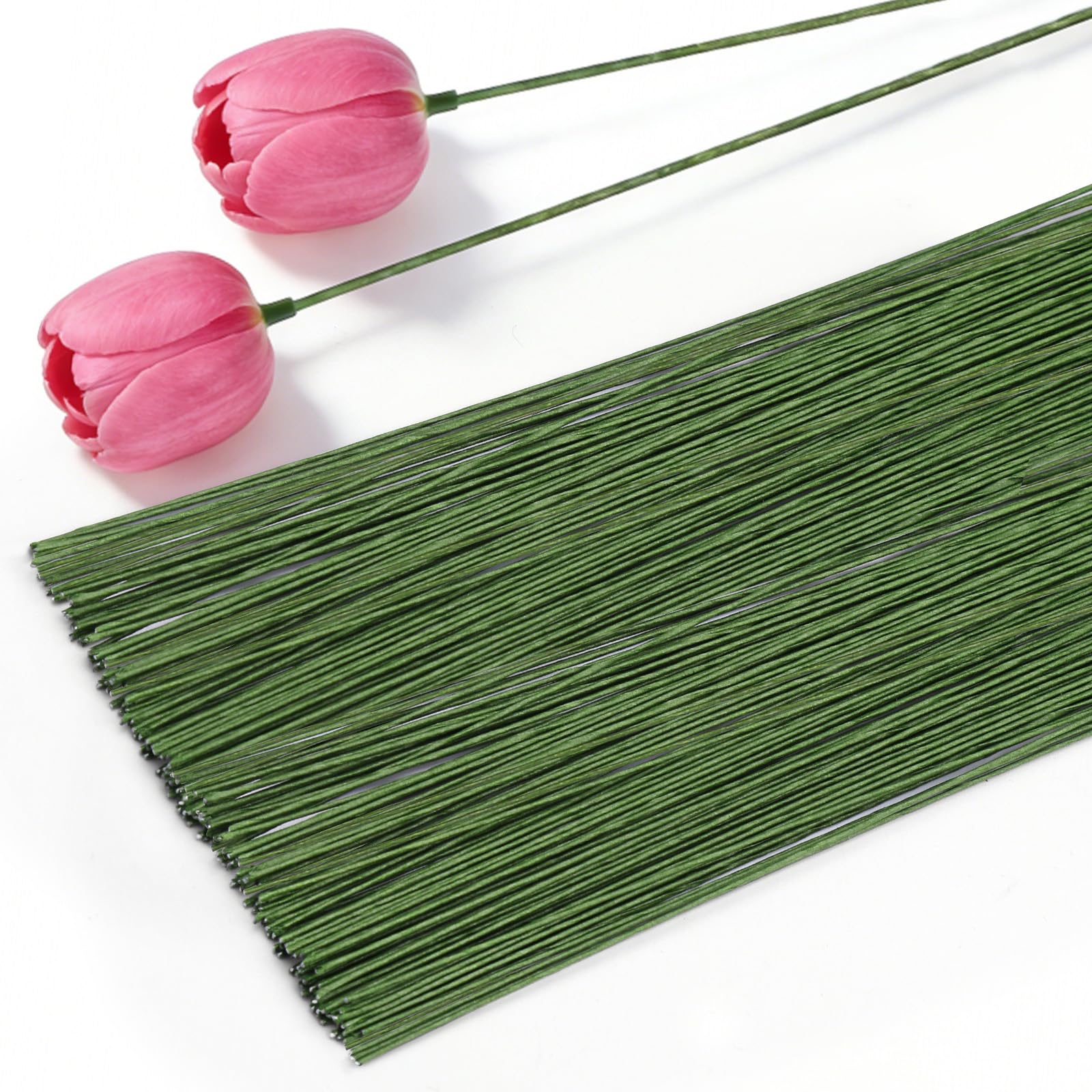 200 Pcs Floral Wire, Floristry Wires for Crafting, Flexible Florist Wires for Artificial Bouquet Making, Flower Arrangement Supplies