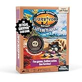 Survivor: Let’s Go to Rocks Game for Ages 8+, 2 to 6 Players, Strategy and Challenge Party Game with Rocks, Cards, and Immuni